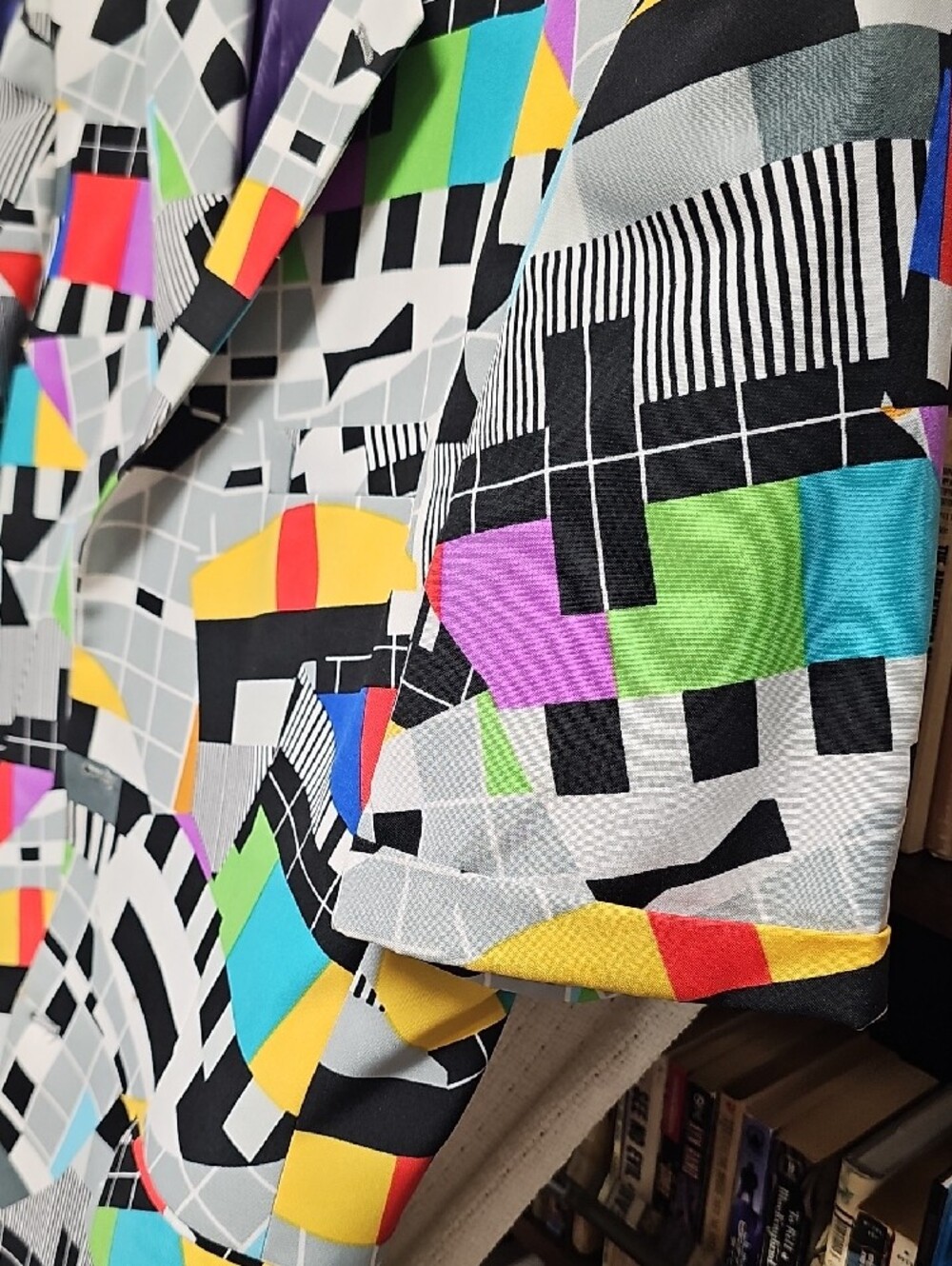 OppoSuits Multicolor Geometric Test Pattern Blazer - Picture 2 of 10
